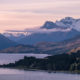 Lake Wakatipu zum Sonnenuntergang